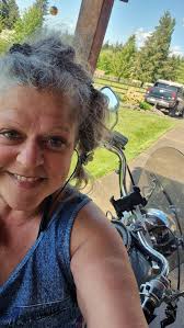 Riding home after a nice walk.