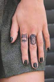 12 Best Lion Tattoo Designs For Fingers Petpress Wolf Finger Tattoo Finger Tattoo For Women Finger Tattoos