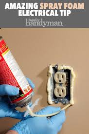 Outlet Insulation Stops Cold Air Coming Through Electrical Outlets Diy Craft Projects Diy Projects Cans Diy Electrical