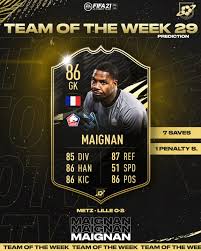 Mike maignan is a frenchman professional football player who best plays at the goalkeeper position for the losc lille in the french ligue 1. Prediction Totw 29 Fifa 21 I Favoriti Per La Squadra Della Settimana