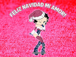 Feliz Navidad Mi Amor Merry Christmas My Love In Spanish More Betty Boop Christmas Winter Graphics Greetings Go To Betty Boop Pictures Betty Boop Boop
