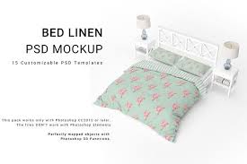 Bed Linens Mockup Set In 2020 Linen Bedding Design Your Home Bed Linens Luxury