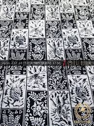 Jual Kain Batik Bahan Baju Motif Ubinan Kotak Hitam Putih Thebatik Co Id Kotak Hitam Kain Batik