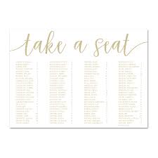 paper halo wedding seating charts