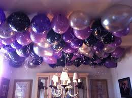 Birthday party ceiling decorations decoration ideas for a decor church pew wedding high ce. Ceiling Decor With Balloons Purple Party Decorations Selena Quintanilla Birthday Purple Birthday