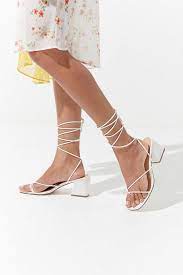Neutral sandals will give you that classy look that's perfect to wear with a sundress, while shimmery metallic sandals add a touch of glam that can even go from day to night. White Strappy Sandals Women S Fashion Shoes On Carousell