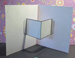 For a standard a2 card (vertical): How To Make Pop Ups The Basic Mechanisms