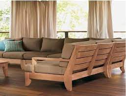 Get 5% in rewards with club o! Grade A Teak Wood Luxurious Sofa Set Sectional Collection Sb 5 Pc 2 Sofas Left Right 1 Lounge Arml Wooden Sofa Designs Patio Furnishings Sofa Design