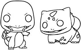 See the preview by clicking on the images below. Coloring Page Funko Pop Pokemon Charmander Bulbasaur 6