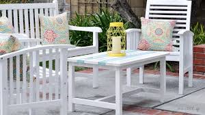 This easy and classic coffee table can be used for a bunch of different things outdoors, such as a grilling companion or a place to set plates while snacking. 28 Diy Outdoor Furniture Projects To Get Ready For Spring Houseful Of Handmade