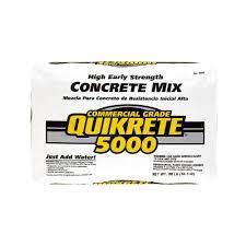Quikrete 80 Lb High Early Strength Concrete Mix 100700 The Home Depot Concrete Mixes Concrete High Strength Concrete