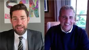 John krasinski and dwayne johnson save one dad's christmas in surprise 'some good news' youtube channel shamook's john krasinski as captain america deepfake is a peek into the. John Krasinski Has Launched A Youtube Channel Dedicated Entirely To Good News Secretnyc