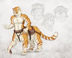 Drawing i did of a golden tabby, these things are soo beautiful. Golden Tabby Tiger Taur By Thetiedtigress Fur Affinity Dot Net