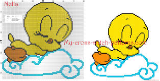 Tweety Bird Cross Stitch Pattern Baby Tweety Looney Tunes On The Cloud Cross Stitch Patterns Free 3288x1680 1915351 Cross Stitch Patterns Free Disney Cross Stitch Cross Stitch Patterns