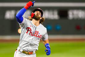 Harper was hit in the cheek by the pitch. Phillies Bryce Harper On Track For Career Best Season