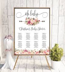 Complicating things further was the fact that the gifts you purchase for a baby shower can be completely different. Baby Shower Seating Chart Oh Baby Seating Chart Baby Shower Etsy Shower Seating Seating Chart Wedding Seating Chart Wedding Template