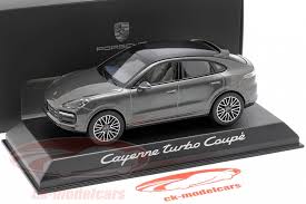 Expect the porsche cayenne coupe turbo gt to debut sometime in 2020, potentially even at the geneva motor show, with intent to go on sale in the porsche is obviously aiming to offer more output with the cayenne coupe turbo gt, but we don't know the layout yet. Norev 1 43 Porsche Cayenne Turbo Coupe Year 2019 Dark Gray Metallic Wap0203160k Model Car Wap0203160k