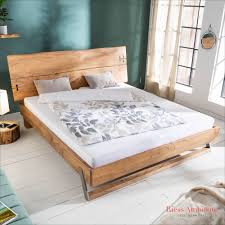 Massives Baumstamm Bett Mammut 180x200cm Akazie Natur Inkl Lattenrost Schlafzimmermobel Wohnung Dekoration Bett