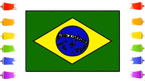 It includes a brief explanation of the story of the first ordem e progresso means order and progress in english. How To Draw Brazil Flag Brazilian Flag Art Coloring For Kids Learn Step By Step Little Channel Youtube