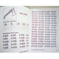 Buku ini dibagi menjadi 3 bagian dan disusun secara hirarkhis documents similar to belajar membaca metode suku kata jilid 1. Buku Edukasi Lancar Membaca Suku Kata Cynthia Monica Lazada Indonesia