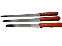 Buy T H BAKEWARE Stainless Steel Wooden Handle Braid Knife ...