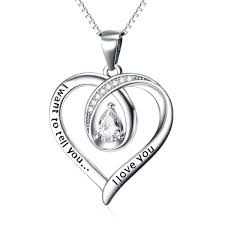 To my gorgeous girlfriend interlocking heart pendant necklace jewelry gift for gf with quote from boyfriend. Necklaces Christmas Iwow Inspirational I Love You Heart Gold Necklace Girlfriend Gift Anniversary Love Jewelry Gift For Women Personalized Gift For Girlfriend Birthday Necklace On Birthday Pendants