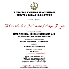 Pengarah jaipk terkini adalah datuk mohd yusop husin. Tahniah Dan Selamat Maju Jaya Jabatan Agama Islam Perak Facebook