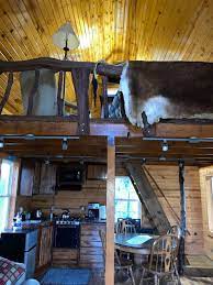 Buffalo Lodge Cabins For Rent In Calmar Iowa United States Cabin Lodge Outdoor Fire Pit