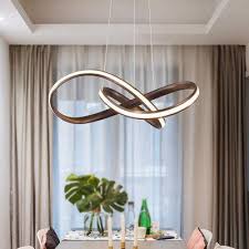 Twist Circular Pendant Light Chandelier Lighting Lamp Ambient Light Led Heparts