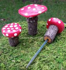 Fairy Garden Furniture Mushroom Stump Table By Theenchantedacorn Fairy Garden Furniture Miniature Garden Kids Fairy Garden