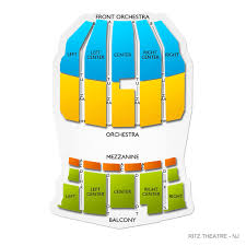 Ritz Theatre Nj 2019 Seating Chart