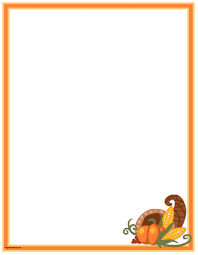 Thanksgiving Border Clipart Clip Art Borders Fall Borders Thanksgiving Paper