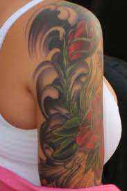 Amber Rose Tattoos And Meanings Amber Rose Tattoo Wave Tattoo Sleeve Waves Tattoo