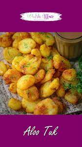 Aloo Tuk Video Recipe Video In 2020 Indian Food Recipes Healthy Recipes Easy Snacks Spicy Snacks Recipes