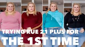 Affordable Plus Size Haul Try On First Time Trying Rue 21