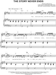 We all know that you'll go tell all of your friends that i'm the one you wish you never met and woah we all know the story never ends, ends the. Lauv The Story Never Ends Sheet Music In A Major Download Print Sku Mn0173496