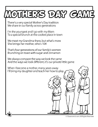 Mother S Day Kids Poems Woo Jr Kids Activities