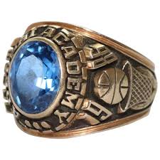 The most effective way to tell if a ring is real gold is to take it to a jeweler for. Gold School Ring 14k Gem