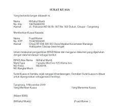 7.14 contoh surat pengambilan paspor. Contoh Surat Kuasa Pengambilan Bpkb Motor Dan Mobil Yang Benar Bloggadogado