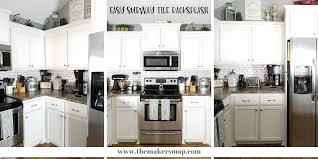 This helps everything to acclimate and produce a better result. Diy Subway Tile Backsplash Archives The Makers Map With Amber Strong