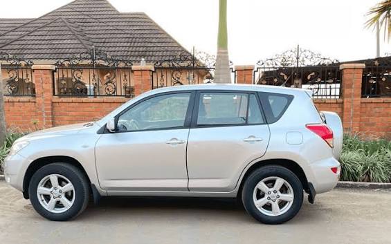 Toyota RAV4 SUV available for budget car rental Kigali airport pickups.