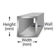 Metric 6060 Aluminum Square Tube Metric Metal