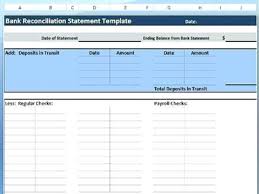 I would agree that the deposit in transit treatment. Bank Reconciliation Spreadsheet Example In Excel Excel Spreadsheet Templates