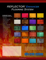 Elite Crete Systems Colour Charts