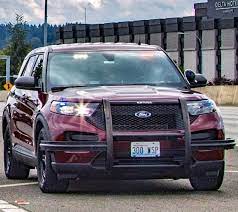 2020 Ford Police Interceptor Burgundy Ford Police Police Cars Police Patrol