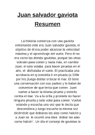 En resumen es una simple costa como cualquiera. Desenlace De Juan Salvador Gaviota Brainly Lat
