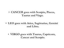 (it's not definitive, because the water is also traditionally compatible with earth, because the two elements complement one another. Which Star Signs Are Compatible With Each Other