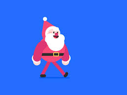 Santa Walking Animation After Affects Christmas Santa Claus Motion Design Animation Christmas Illustration Christmas Gif