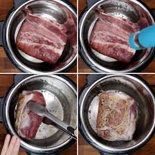 Place on a baking sheet and roast until the bacon just begins to render. Instant Pot Pork Loin Tender Juicy Tested By Amy Jacky