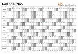 Sie können die kalender auch auf ihrer webseite einbinden oder in ihrer publikation abdrucken. Kalender 2022 Zum Ausdrucken Kostenlos